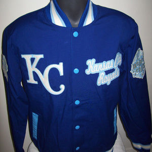 KANSAS CITY ROYALS MLB CHAMPIONSHIP JACKET 2X